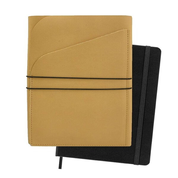 Rustico Moleskine Classic XL Leather Notebook Cover 7.5'' x 9.75'' PRO